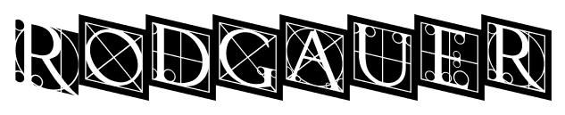 Rodgauer font