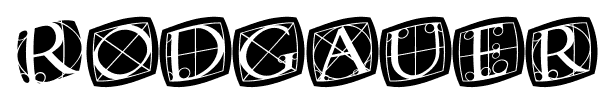Rodgauer font