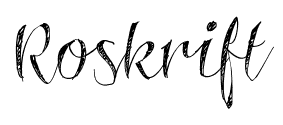 Roskrift font