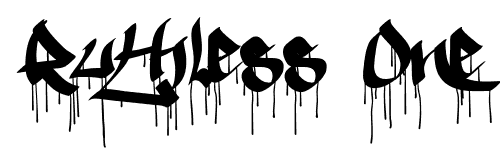 Ruthless One font