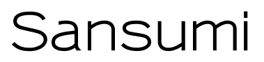 Sansumi font