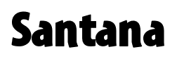 Santana font