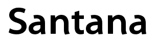 Santana font