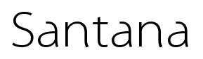 Santana font