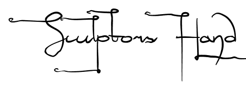 Sculptors Hand font
