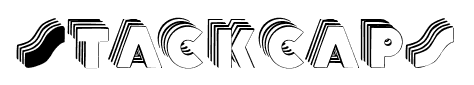 Stackcaps font