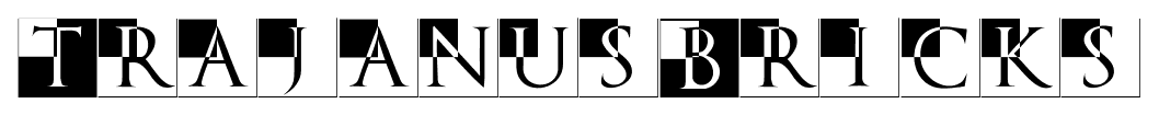 TrajanusBricks font