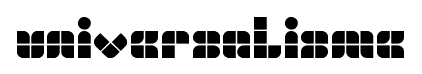 universalisme font