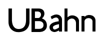 UBahn font