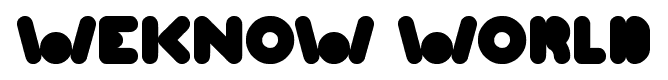 weknow world font