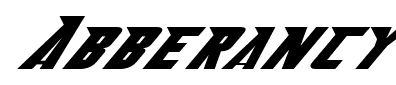 Abberancy font