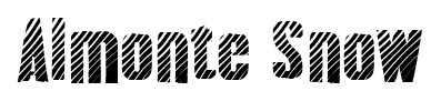 Almonte Snow font