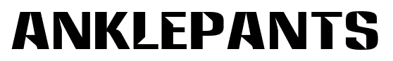 Anklepants font