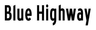 Blue Highway font