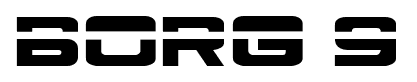 Borg 9 font