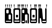 Boron font