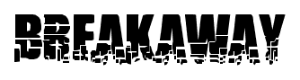 Breakaway font