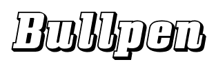 Bullpen font