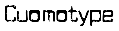 Cuomotype font