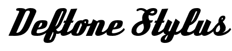 Deftone Stylus font
