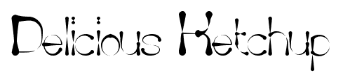 Delicious Ketchup font