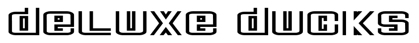 Deluxe Ducks font