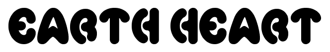 earth heart font