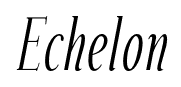 Echelon font