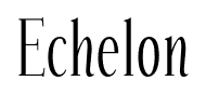 Echelon font