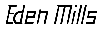 Eden Mills font