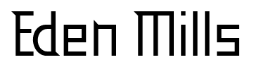 Eden Mills font