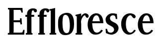 Effloresce font