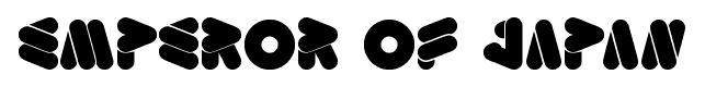 emperor of japan font