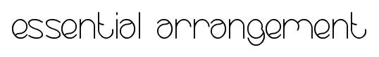 essential Arrangement font