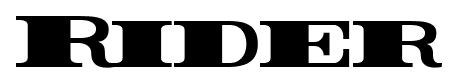 Rider font