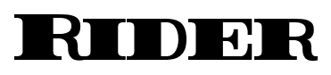 Rider font