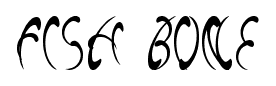 fish bone font