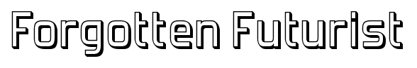 Forgotten Futurist font