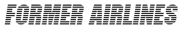 Former Airlines font