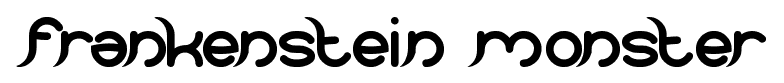frankenstein monster font