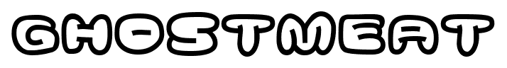 Ghostmeat font