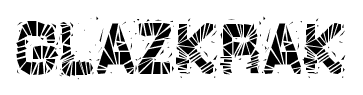 GlazKrak font