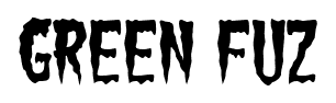 Green Fuz font