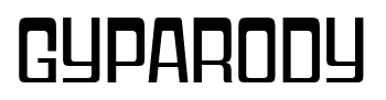 Gyparody font
