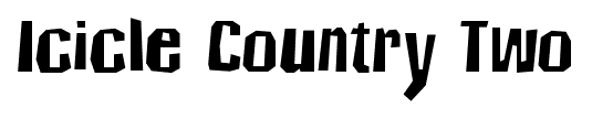 Icicle Country Two font