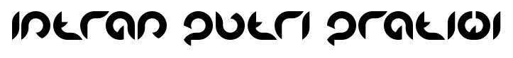 Intran Putri Pratiwi font