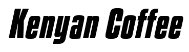 Kenyan Coffee font