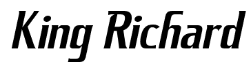 King Richard font