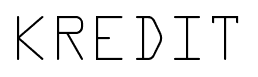 Kredit font
