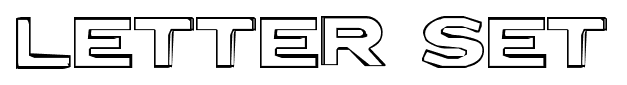 Letter Set font